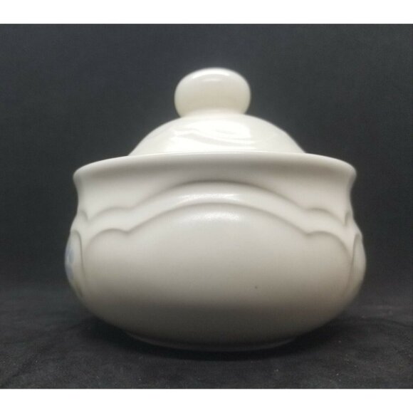 Pfaltzgraff TEA ROSE Creamer Pitcher and Lidded Sugar Bowl USA Retired - Picture 10 of 12